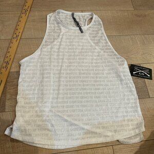 GRUNT STYLE WOMENS WHITE ATHLETIC TANK NEW XL NEW